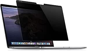 Kensington Filtre de Confidentialité pour Ordinateurs Apple MacBook Pro 13" - Revêtement Anti-Reflet, Filtre Réversible, Compatible avec les Écrans MacBook, Conforme au RGPD (K64490WW)